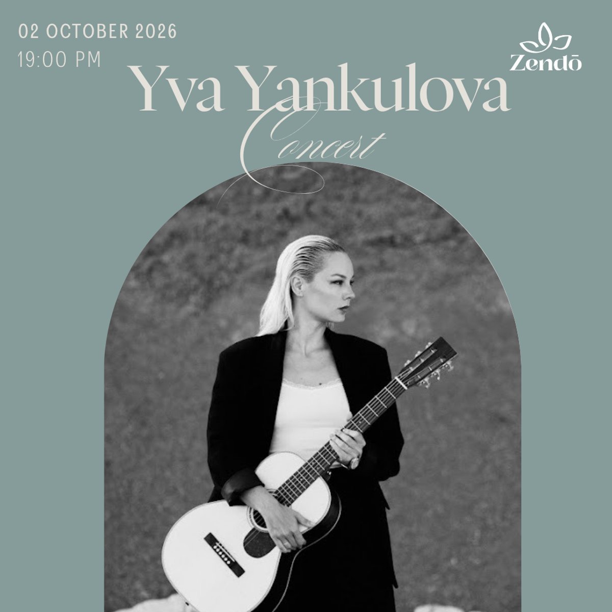 YVA — Zendo Cozy Concert, 2 октомври 2026, Zendō Space, София